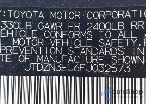 2015 Toyota Prius V Four из США, поврежденный, VIN JTDZN3EU6FJ032573